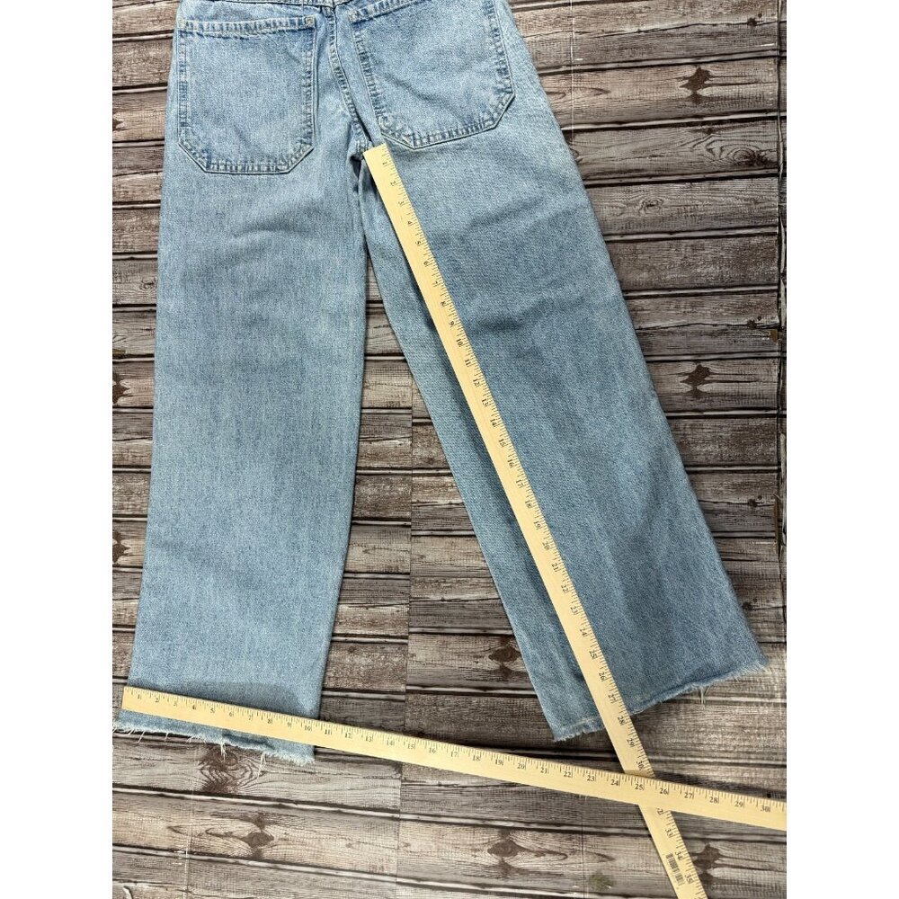 JNCO Girlie Stuff wide leg Jeans Size 3 Waist 26"  Embroidered Logos 90's vintag - Picture 4 of 7